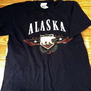 Gildan Navy Alaska Graphic Tee
